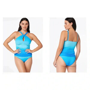 Bleu Rod Beattie Coast To Coast High-Neck Underwire Tankini Top & Hipster Bottom